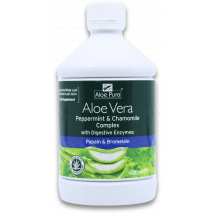 Aloe Pura Aloe Vera Juice Peppermint & Chamomile 500ml