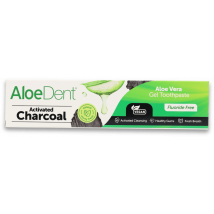 AloeDent Charcoal Fluoride Free Gel Toothpaste 100ml