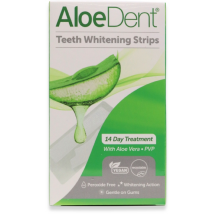 AloeDent Teeth Whitening Strips 14 Day Treatment