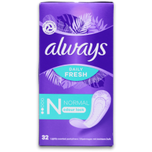 Always Dailies Normal Liners 32 Pack