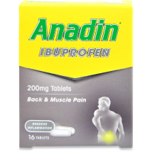 Anadin Ibuprofen 16 Tablets