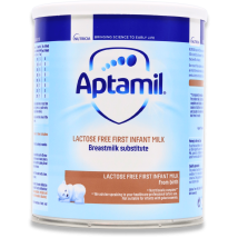 Aptamil Lactose Free First Infant Milk Breastmilk Subsitute 400g