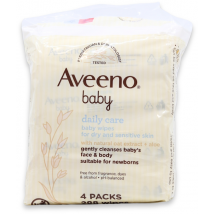 Aveeno Baby Daily Care Wipes 4 Pack