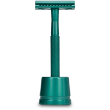 Bambaw Metal Safety Razor Sea Green + Stand