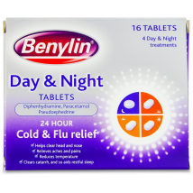 Benylin 24hr Day & Night 16 Tablets