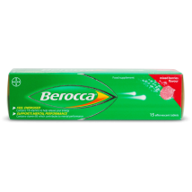 Berocca Mixed Berries 15 Effervescent Tablets