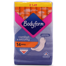 Bodyform Maxi No Wings 14 Pads