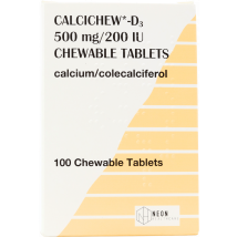 Calcichew D3 100 Chewable Tablets