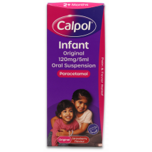 Calpol Infant Original 120mg/5ml Strawberry Oral Suspension 200ml