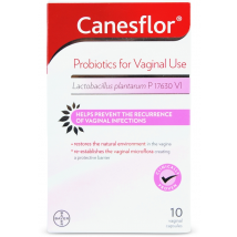 Canesten Canesflor Probiotics 10 Vaginal Capsules