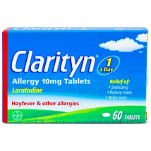 Clarityn Allergy 10mg 60 Tablets