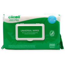 Clinell Universal Cleaning and Disinfectant Wipes 200 Wipes