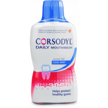 Corsodyl Daily Mouthwash Cool Mint Alcohol Free 500ml