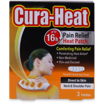 Cura-Heat Neck Direct To Skin 3 Patches