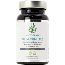 Cytoplan B12 Methylcobalamin & Adenosylcobalamin Sublingual 60 Tablets