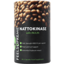 Feel Supreme Organic Nattokinase with Inulin 60 Capsule