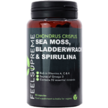 Feel Supreme Seamoss with Bladderwrack and Spirulina  90 Capsule