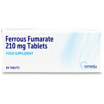 Ferrous Fumarate 210mg 84 Tablets