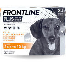 Frontline Plus Spot On for Dogs 2-10kg 3 Pack