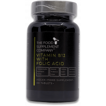 The Food Supplement Company Vitamin B12 with Folic Acid 30 Tablets