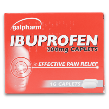 Galpharm Ibuprofen 200mg 16 Caplets
