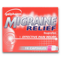 Galpharm Migraine Relief  Ibuprofen 16 Tablets