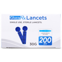 GlucoRx Lancets 200 Pack