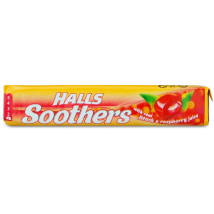 Halls Soothers Peach & Raspberry 45g