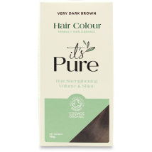 It's Pure Organic Herbal Hair Colour Very Dark Brown 110g