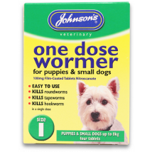 Johnson's Veterinary One Dose Wormer Size 1