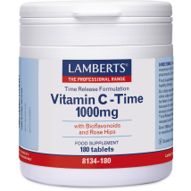 Lamberts Vitamin C-Time Release 1000mg 180 Tablets
