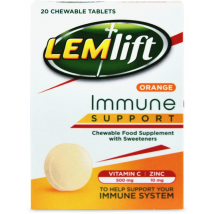 Lemlift Immune Support Orange Chewable 20 Tablets