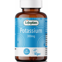 LifePlan Potassium 300mg 60 Tablets