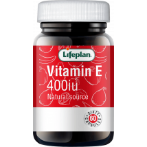 LifePlan Vitamin E 400iu 60 Capsules