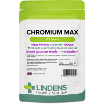 Lindens Health + Nutrition Chromium Max 1000mcg 120 Tablets