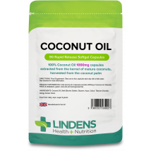 Lindens Health + Nutrition Coconut Oil 1000mg 90 Capsules