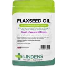 Lindens Health + Nutrition Flaxseed Oil 1000mg 90 Capsules