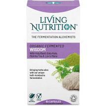 Living Nutrition Organic Fermented Wisdom 60 Capsules