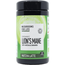 Mushrooms For Life Organic Lion's Mane Matcha Latte 110g