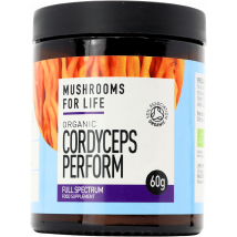 Mushrooms For Life Organic Cordyceps Perform Full Spectrum Powder 60g