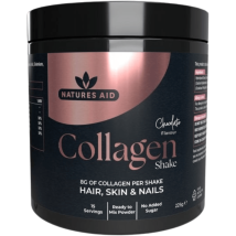 Nature's Aid Collagen Shake Powder 8000mg Chocolate 225g