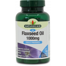 Nature's Aid Flaxseed Oil 1000mg 90 Capsules