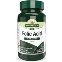 Nature's Aid Folic Acid - 400ug 90 Tablets