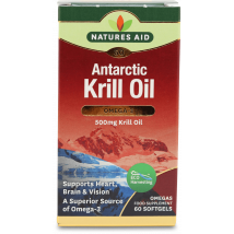 Nature's Aid Krill Oil 500mg 60 Capsules