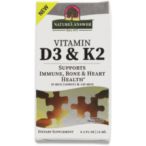 Nature's Answer Vitamin D3 & K2 15ml