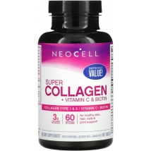 Neocell Super Collagen + Vitamin C & Biotin 180 Tabs