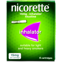 Nicorette 15mg Inhalator 4 Cartridges