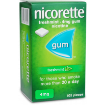 Nicorette Freshmint 105 4mg Gums