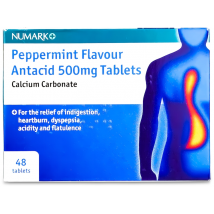 Numark Peppermint Flavour Antacid 48 Pack