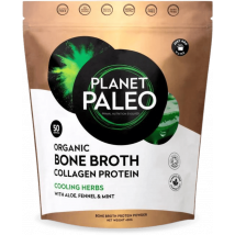 Planet Paleo Organic Bone Broth Collagen Protein - Cooling Herbs 450g